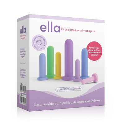 Ella - kit de dilatadores ginecológicos em silicone médico com 7 tamanhos diferentes Rosa 7 15195656383 dil02 01