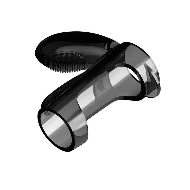 Capa peniana com estimulador clitoriano Vibrating Ring  Imagem 4