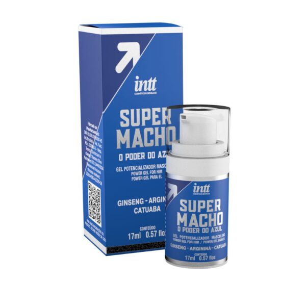 Kit super macho com 1 super macho com 30 cápsulas e 1 super macho gel 17 ml intt - Image 4