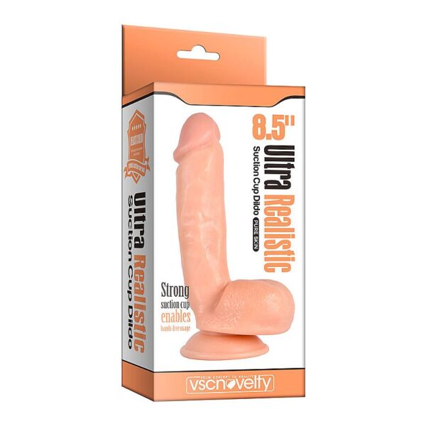 Protese em formato de Pênis Realístico Ultra com Ventosa - Dildo 21,0 X 4,5cm - Image 5