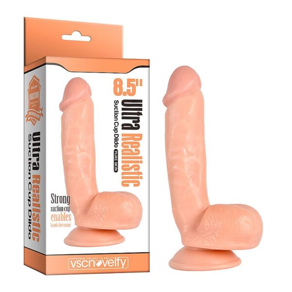 Protese em formato de Pênis Realístico Ultra com Ventosa - Dildo 21,0 X 4,5cm