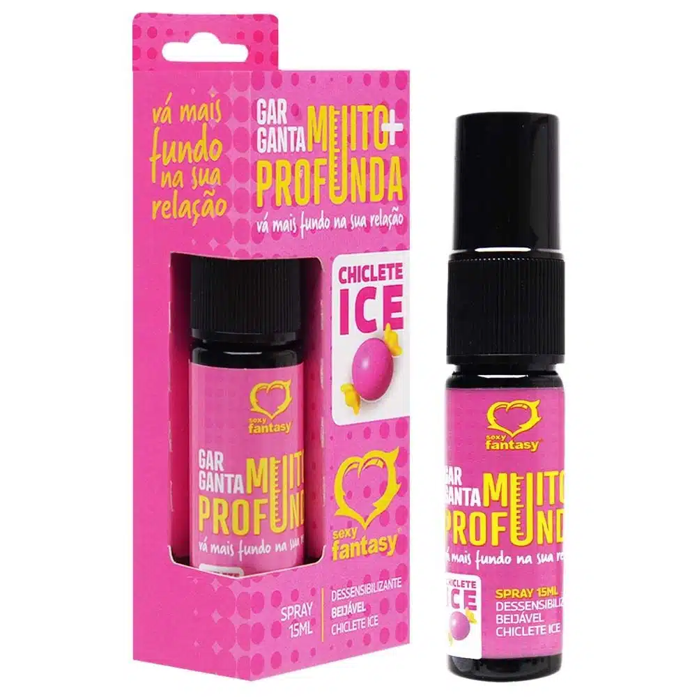 Garganta Muito + Profunda Dessensibilizante em Spray Beijável Menta 15ml  Sexy Fantasy  Imagem 3