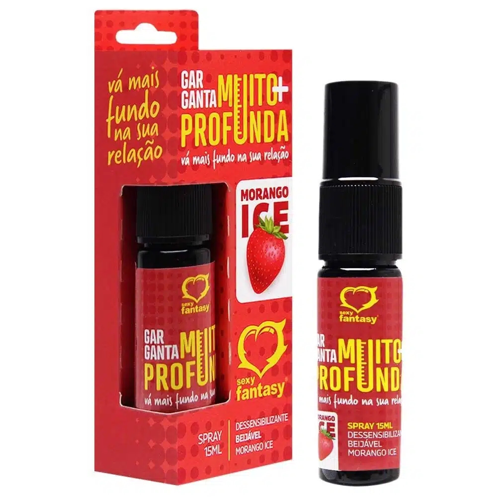 Garganta Muito + Profunda Dessensibilizante em Spray Beijável Menta 15ml  Sexy Fantasy  Imagem 4