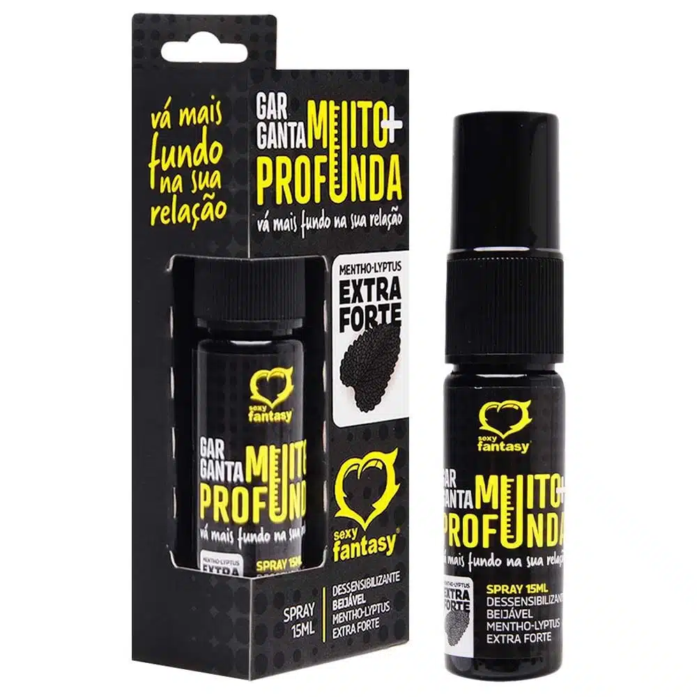 Garganta Muito + Profunda Dessensibilizante em Spray Beijável Menta 15ml  Sexy Fantasy  Imagem 5