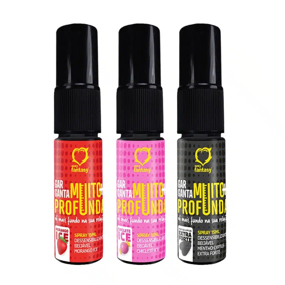 Garganta Muito + Profunda Dessensibilizante em Spray Beijável Menta 15ml  Sexy Fantasy  Imagem 2