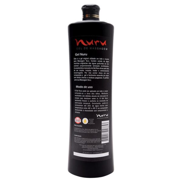 Nuru standard gel de massagem média viscosidade 1000ml nuru - Image 3