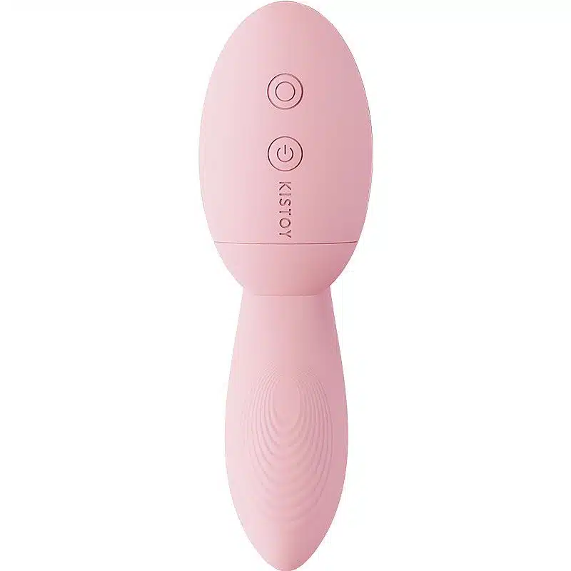 Kistoy tina mini  Vibrador estimulador de ponto g e clítoris com 10 modos de vibração e tecnologia de sucção  Rosa  Imagem 6