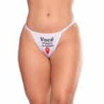 Tanga Sexy  Branca Você Chegou ao Seu Destino