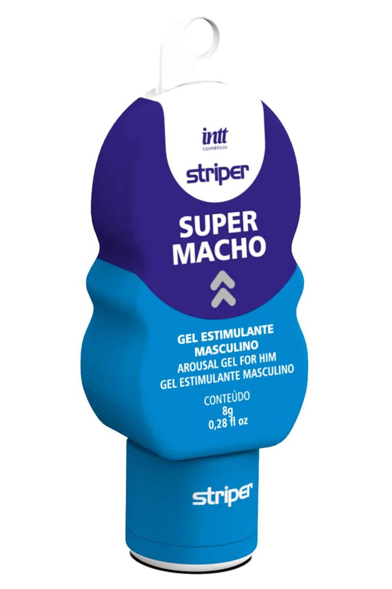 Gel estimulante masculino com efeito potencializador - intt cosméticos striper super macho | 8g - Imagem 2
