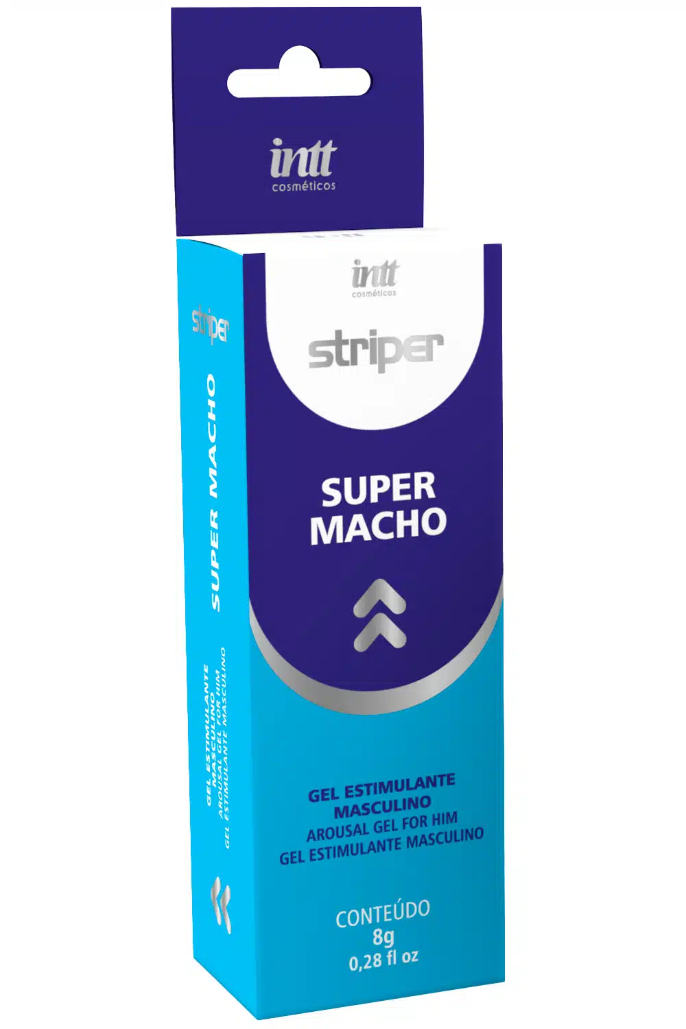 Gel estimulante masculino com efeito potencializador  intt cosméticos striper super macho | 8g  Imagem 3