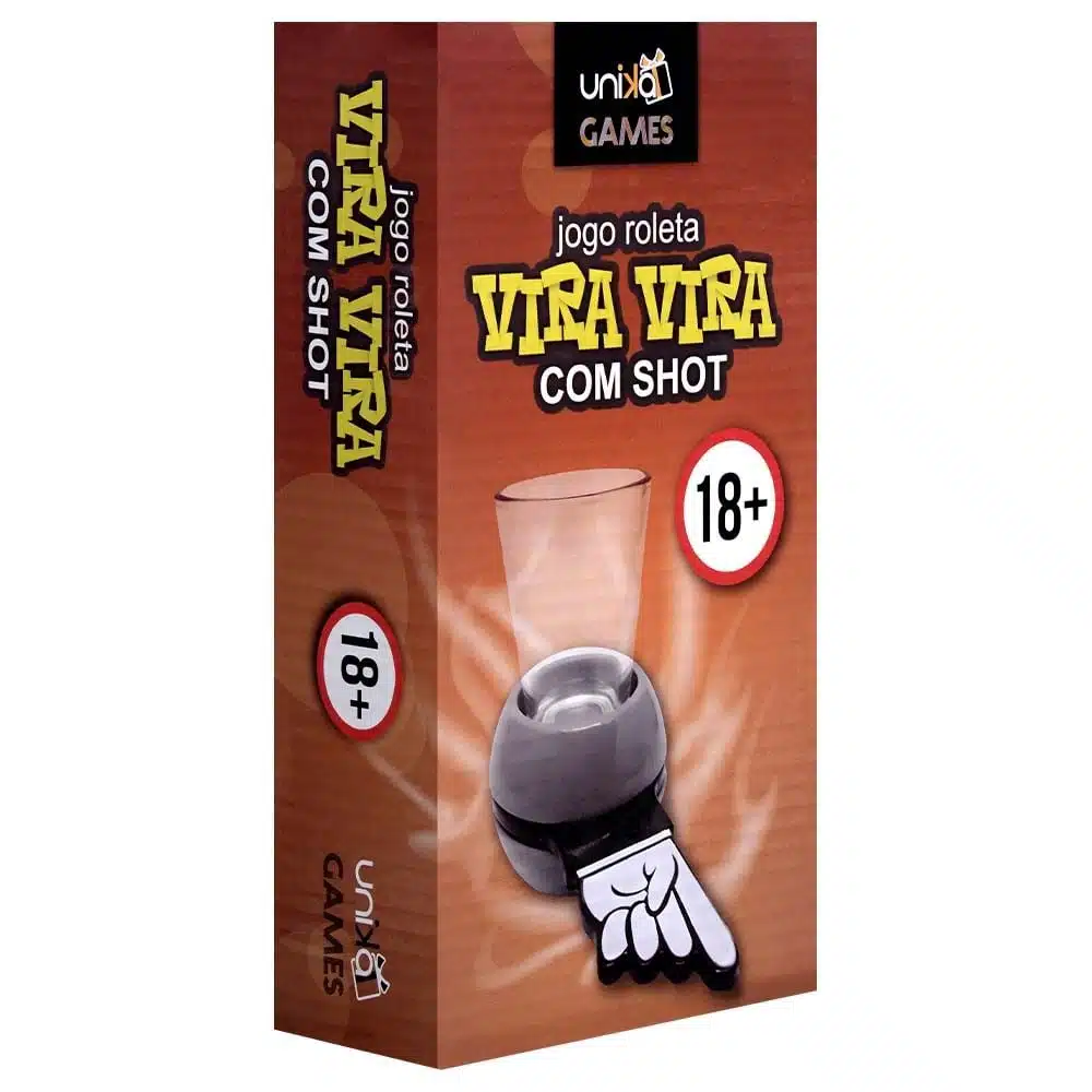 Jogo Roleta De Drinks Vira Vira Mãozinha com Shot  Imagem 6