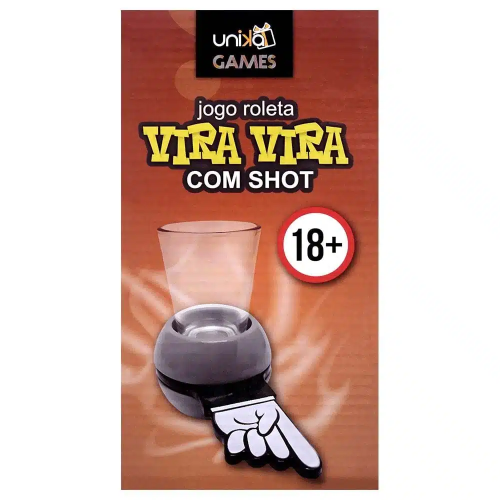 Jogo Roleta De Drinks Vira Vira Mãozinha com Shot  Imagem 7