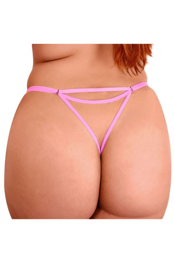 Calcinha Rosa neon plus size personalizável - Image 2