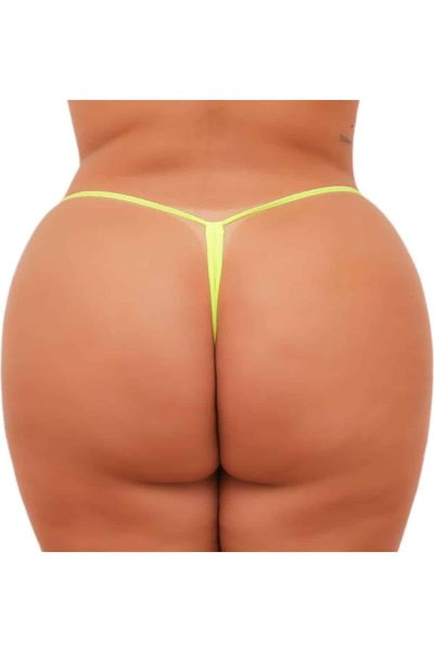 Alternative view of Calcinha Plus size Sexy Secretária laranja Neon