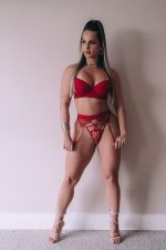 Conjunto sexy Deluxe com bojo cinta-liga e fio - Imagem 7