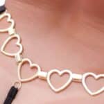 Calcinha fio Dental em Renda Preto Cinco Corações