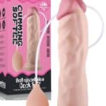 Pênis super realístico 22x3,7 cm sliding skin com dupla camada dong flesh - lovetoy