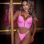 Mini corselete paris 3 peças com bojo e aro meia - Segredo Lacrado