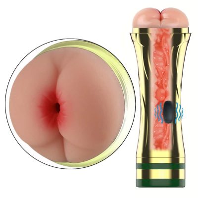 Masturbador masculino em formato de ânus com vibração Trophy cup 12 15277067597 ma004a unica 04