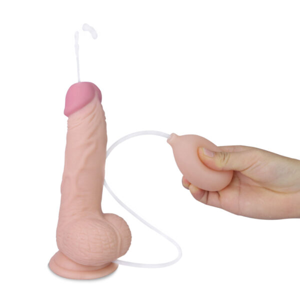 Pênis Ejaculador emcyberskin com Escroto 20 cm Soft Ejaculation Cock With Ball - Lovetoy - Image 3