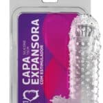 Capa Peniana Expansora Com Estimulador 13 Cm