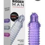 Bigger Man - Capa Extensora Peniana em Silicone Lilás