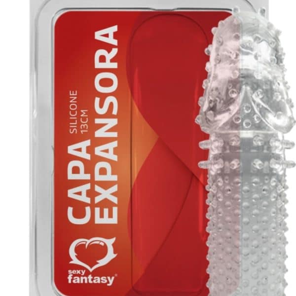 Capa expansora em silicone 14 cm - Sexy Fantasy | cor: transparente