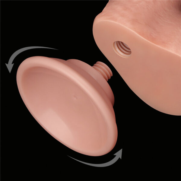 Pênis ultra Realístico com dupla camada 18,3x3,5 cm Sliding Skin Dual Layer Dong Flesh - Lovetoy - Image 14