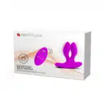 Plug Anal Recarregável com vibro Magic Finger controle remoto duplo prazeroso - Imagem 4