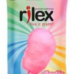Preservativo Lubrificado com Aroma de Algodão Doce 3 Unidades Rilex