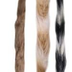 Plug pequeno anal em Metal Onix com cauda Degradê Luxo Hard