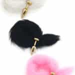 Plug Anal tamanho G Em Abs Dourado Com Rabo Linha Less Hard