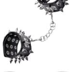 Algema Corrente E Fivelas Spike Luxo Preto