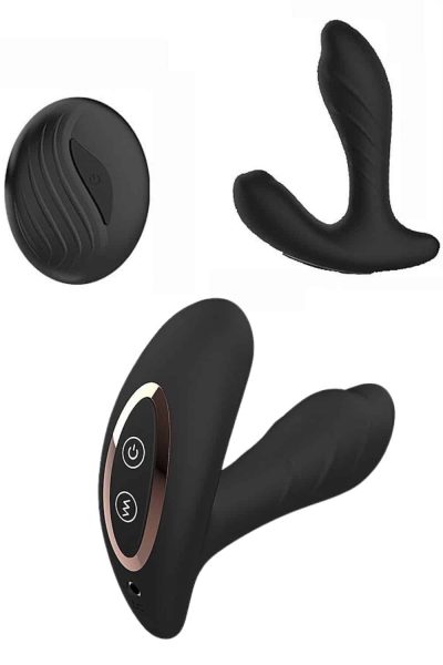 Estimulador de Próstata com Controle Remoto black - Dibe 10 15303831420 estimulador de prostata com controle remoto black dibe 02