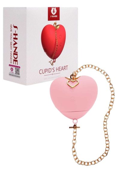 Alternative view of Vibrador de Clitóris com Sucção em Formato de Coração Cupid Heart - S-Hande