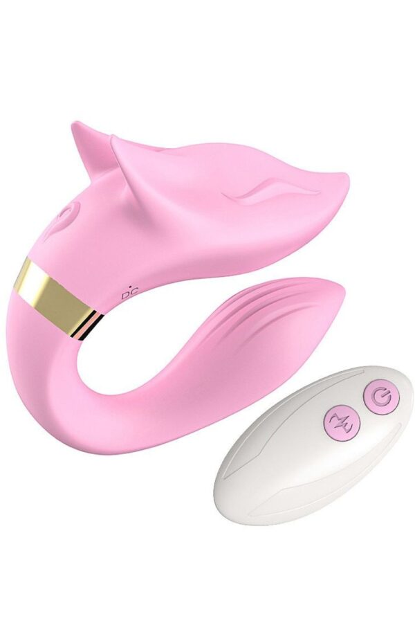 Vibrador de Casal com Formato de Lobo com controle Remoto - Image 4