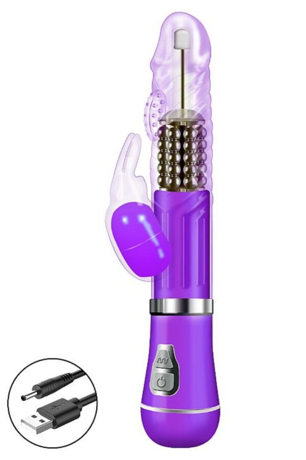 Vibrador Rotativo de Coelho - Recarregável - Image 3