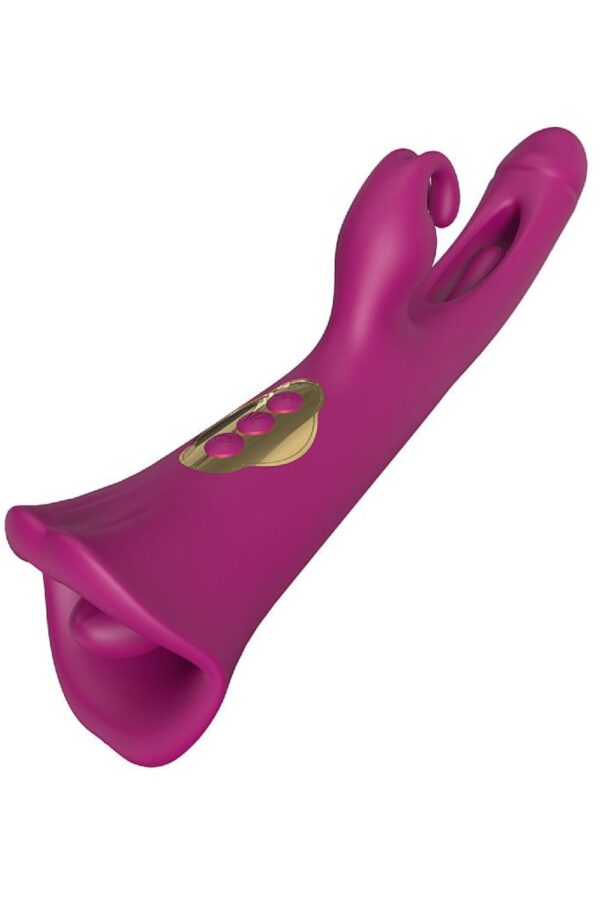 Vibrador de Ponto G e clitóris com Boca Dedilhar Slap Tease Park - S-Hande - Image 5