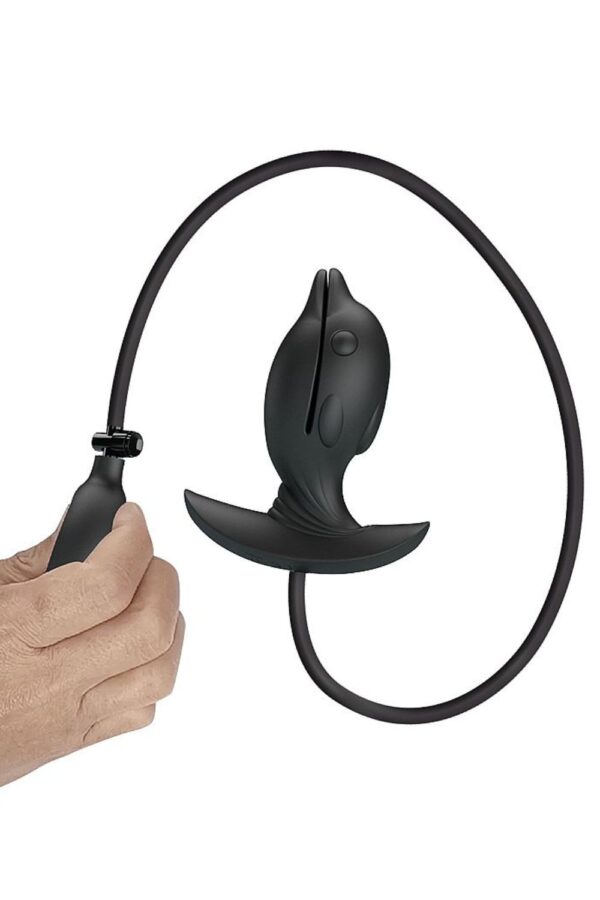 Plug Anal Inflável com Vibrador Hanson - Pretty Love - Image 2