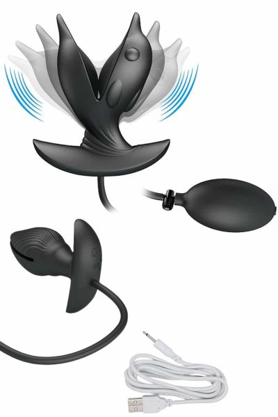 Plug Anal Inflável com Vibrador Hanson - Pretty Love 7 15305315175 plug anal inflavel com vibrador hanson pretty love 02