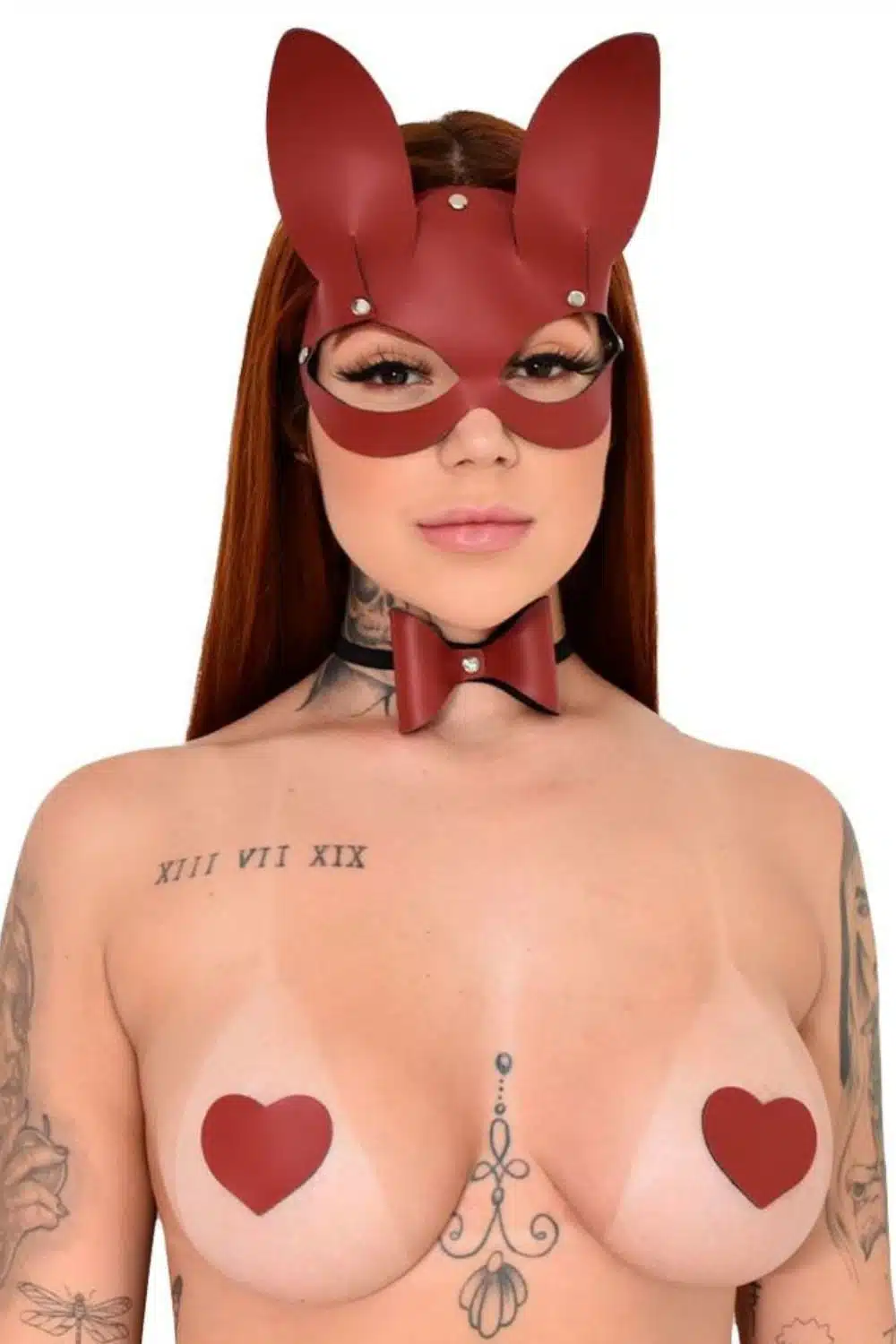Kit Coelha Máscara E Gravata Sado Êxtase  Imagem 3