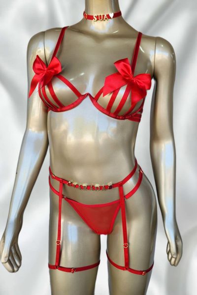 Conjunto vermelho Sem Bojo Com Aro Personalizável 9 15311750242 lj01 cjl03 04