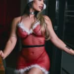 Fantasia mamãe noel vestido sensual