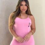 Macaquinho slim Minnie rosa