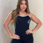 Macaquinho slim Stitch Corinthians preto