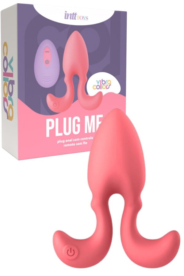 Plug Anal com Controle Remoto Plug Me - Intt Cosméticos