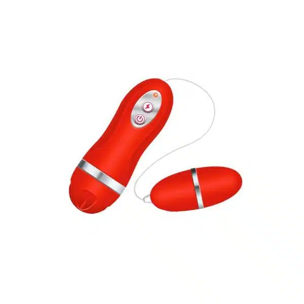 Vibrador Bullet Vibration egg vermelho com 30 de modos vibração intt - Imagem 2