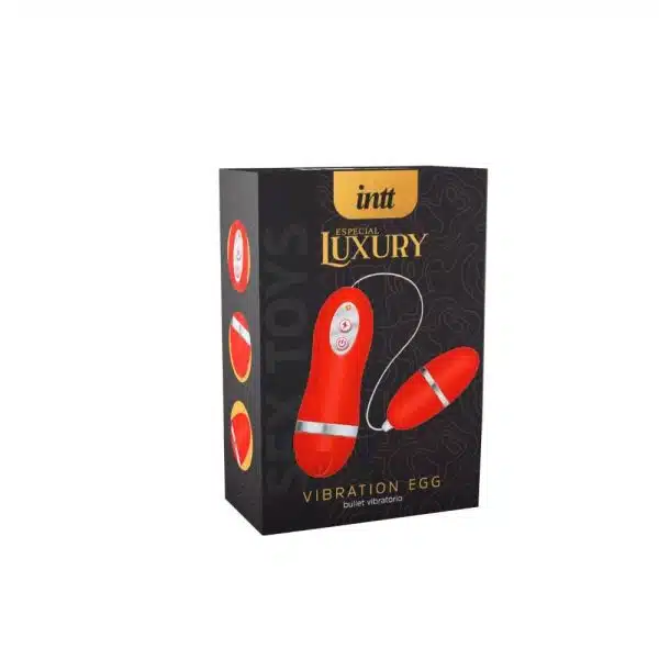 Vibrador Bullet Vibration egg vermelho com 30 de modos vibração intt - Imagem 3