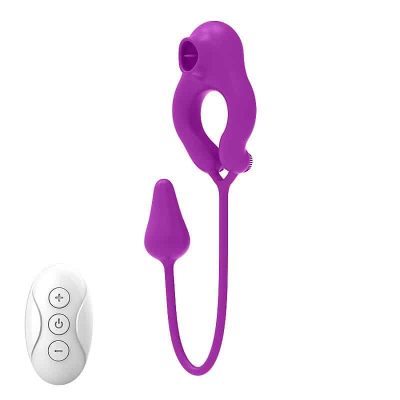 Vibrador de Ponto G e Clitóris com Bullet Lick Egg 10 modos de vibração - ALWUP 10 26295 4