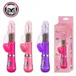 Vibrador Rotativo de Coelho 9 Modos de vibração e 6 Velocidades de Rotação - À Pilha